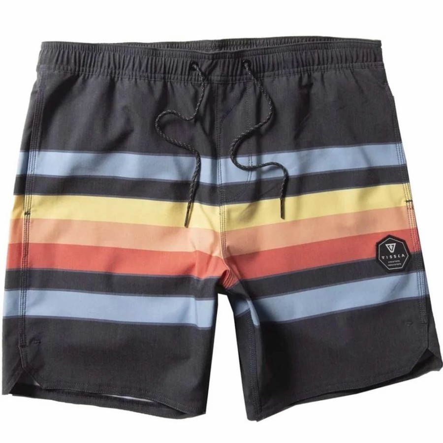 Bottoms * | Vissla Fist Bump Ecolastic Volley Boardshorts, 17.5