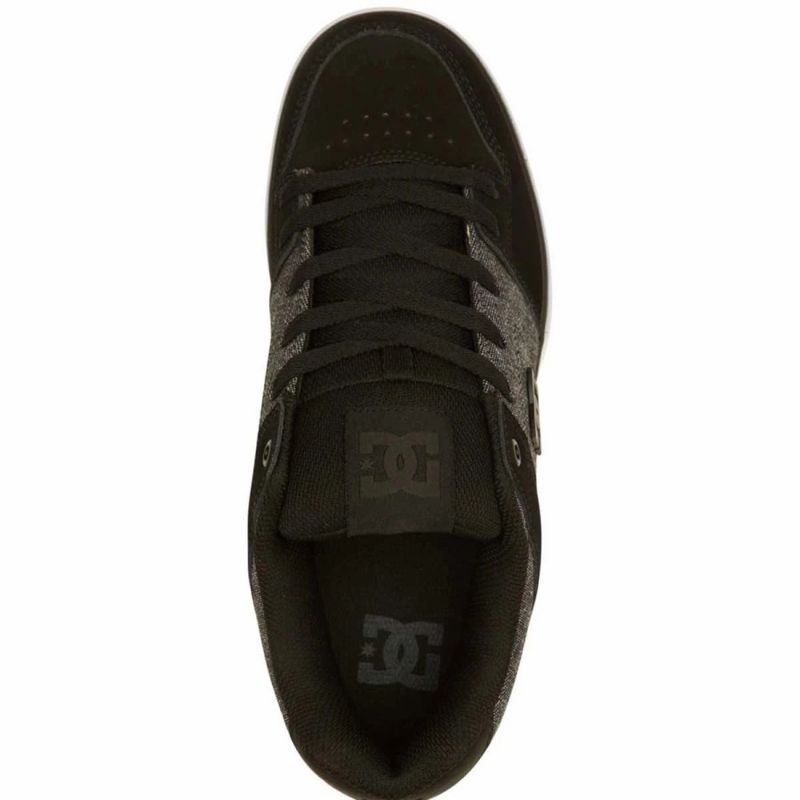 Shoes * | Dc Shoes Pure Skate Shoes, Black/Grey/Black