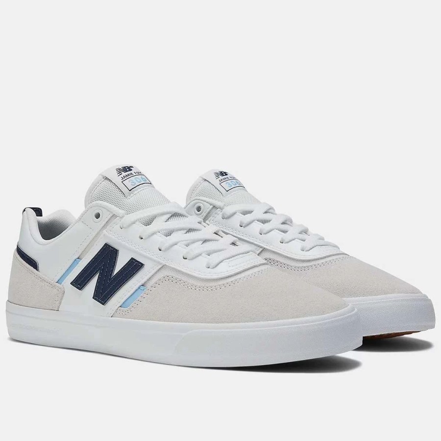 Shoes * | New Balance Nb Numeric Jamie Foy 306 Skate Shoes, White/Navy