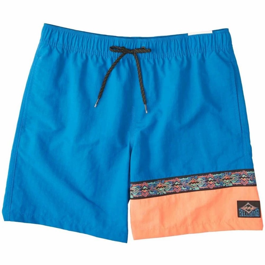 Bottoms * | Billabong Sons Of Fun Layback Boardshorts, 17.5 -Cobalt