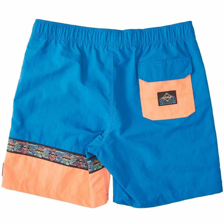 Bottoms * | Billabong Sons Of Fun Layback Boardshorts, 17.5 -Cobalt