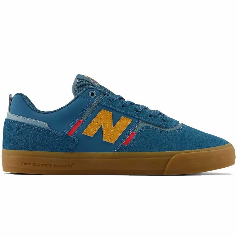 Shoes * | New Balance Nb Numeric Jamie Foy 306 Skate Shoes, Dark Moonstone With Yellow