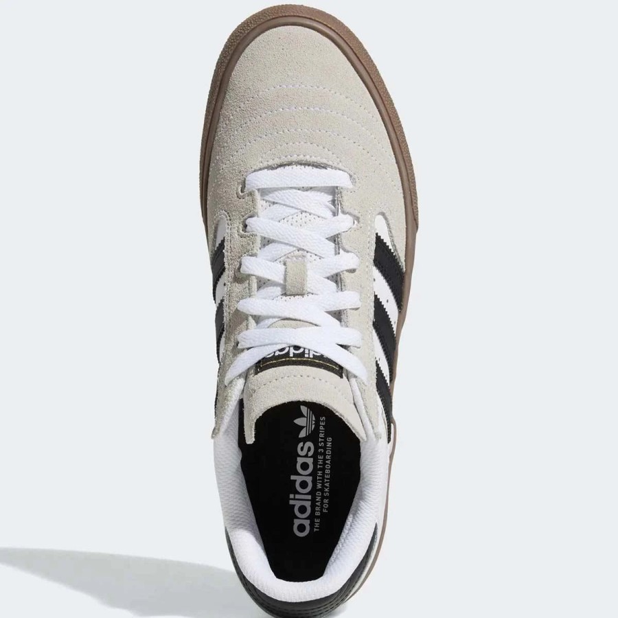 Shoes * | Adidas Busenitz Vulc Ii Shoes, Cloud White/Core Black/Gold Metallic