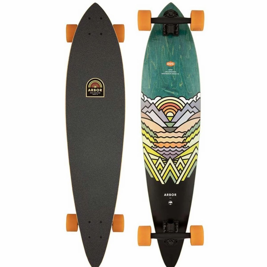 Longboards * | Arbor Fish Artist Complete Longboard Skateboard, 37 -37 Inch