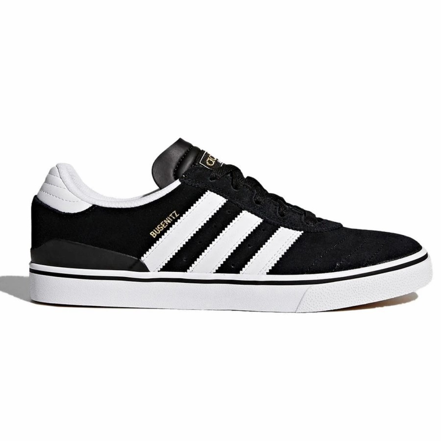 Shoes * | Adidas Busenitz Vulc Skate Shoes, Core Black/Cloud White/Core Black