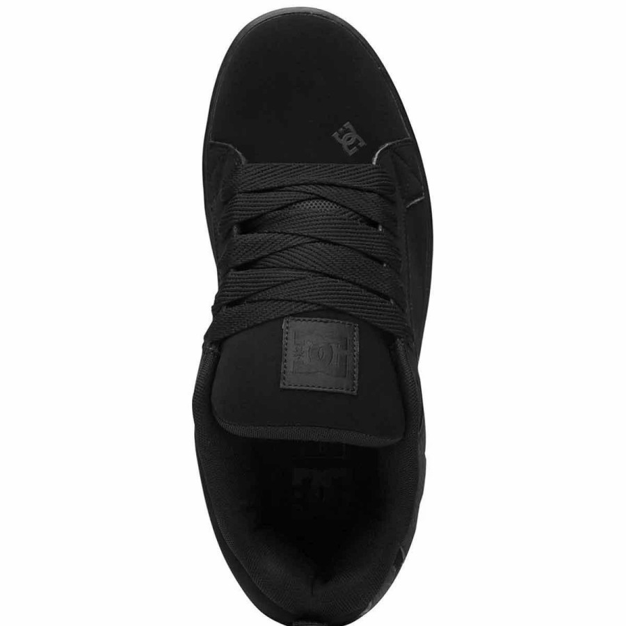 Shoes * | Dc Shoes Court Graffik Skate Shoes, Black/Black/Black-11