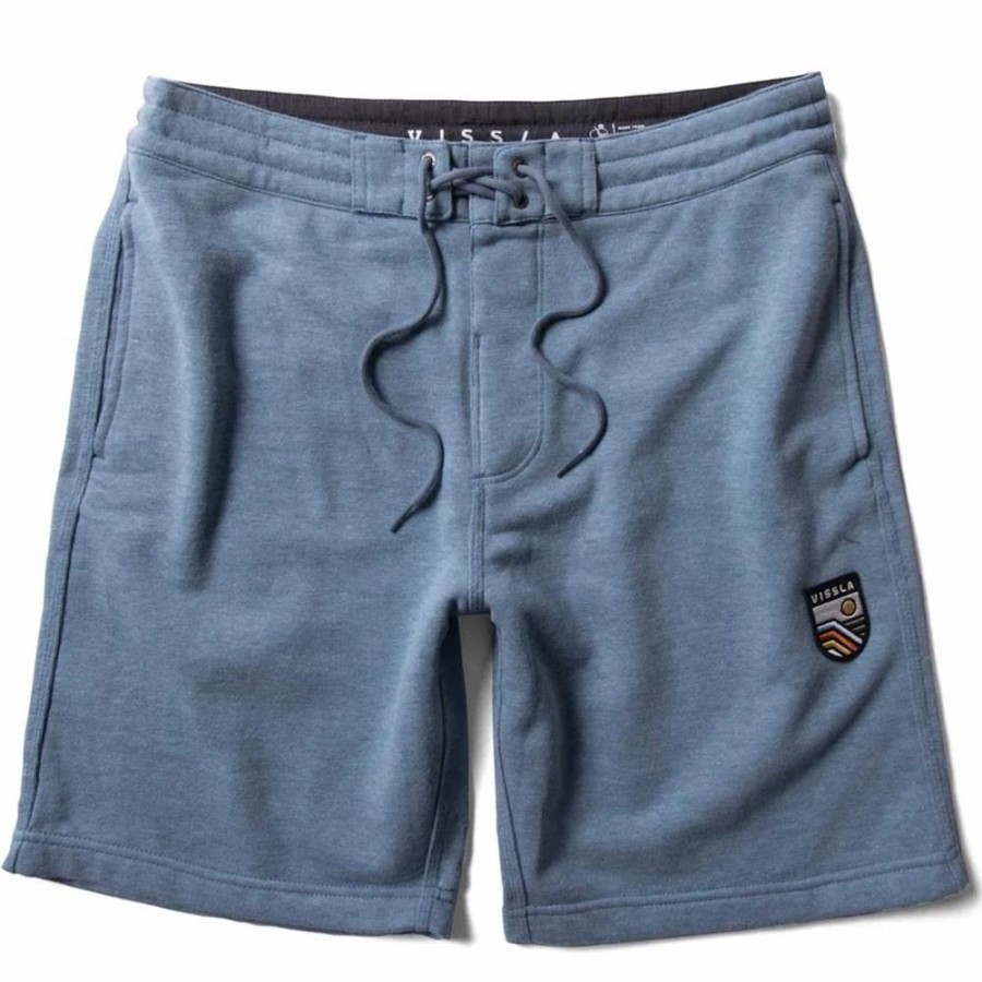 Bottoms * | Vissla Solid Sets Eco Sofa Surfer Shorts, 18.5 -Deep Water