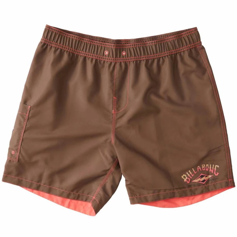 Bottoms * | Billabong Bad Trip Reversible Layback Boardshorts, 17 -Washed Red