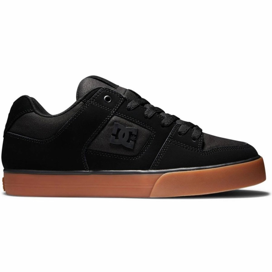 Shoes * | Dc Shoes Pure Skate Shoes, Black/Gum