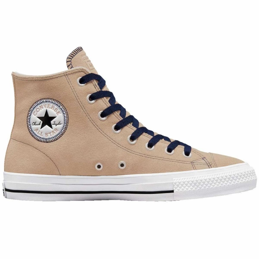 Shoes * | Converse Chuck Taylor All Star Pro Suede Skate Shoes, Hemp/Black/White