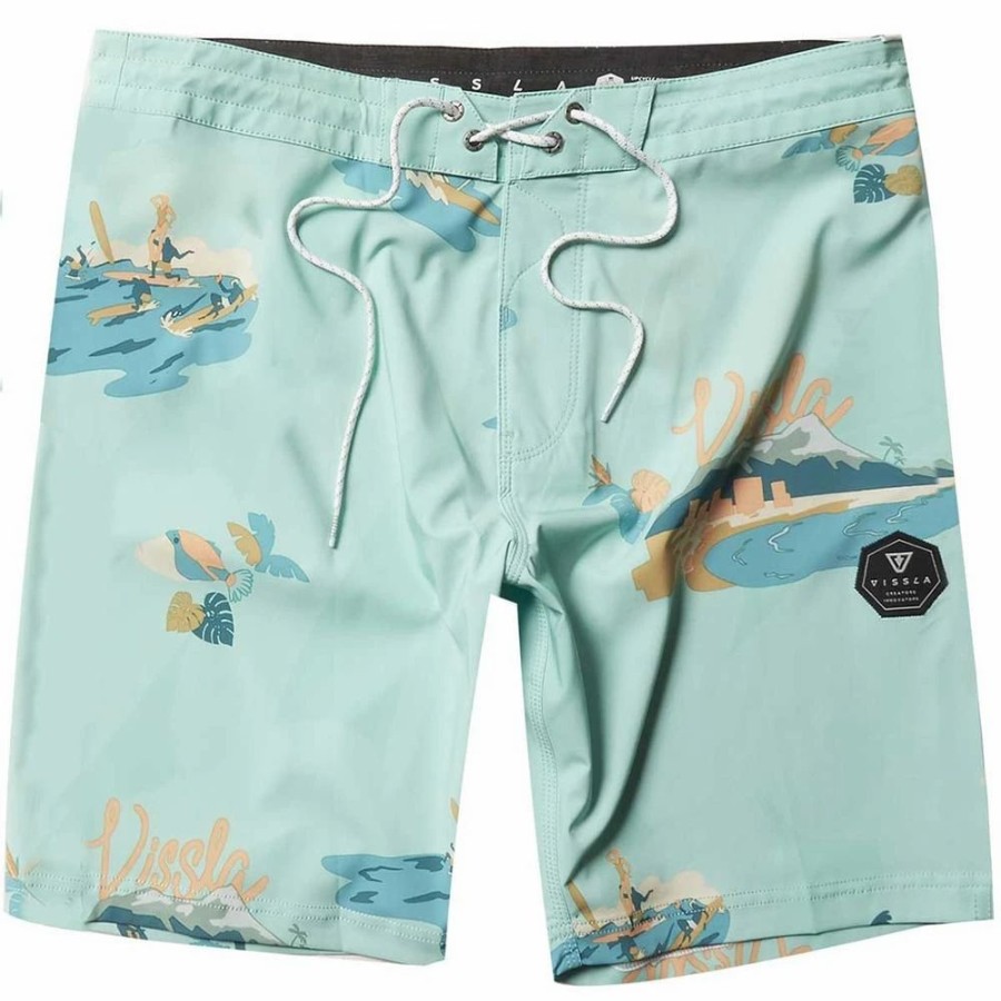 Bottoms * | Vissla Waikikooks Boardshorts, 18.5 -Mint