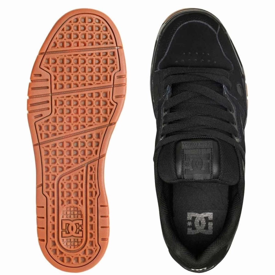 Shoes * | Dc Shoes Stag Skate Shoes, Black/Gum