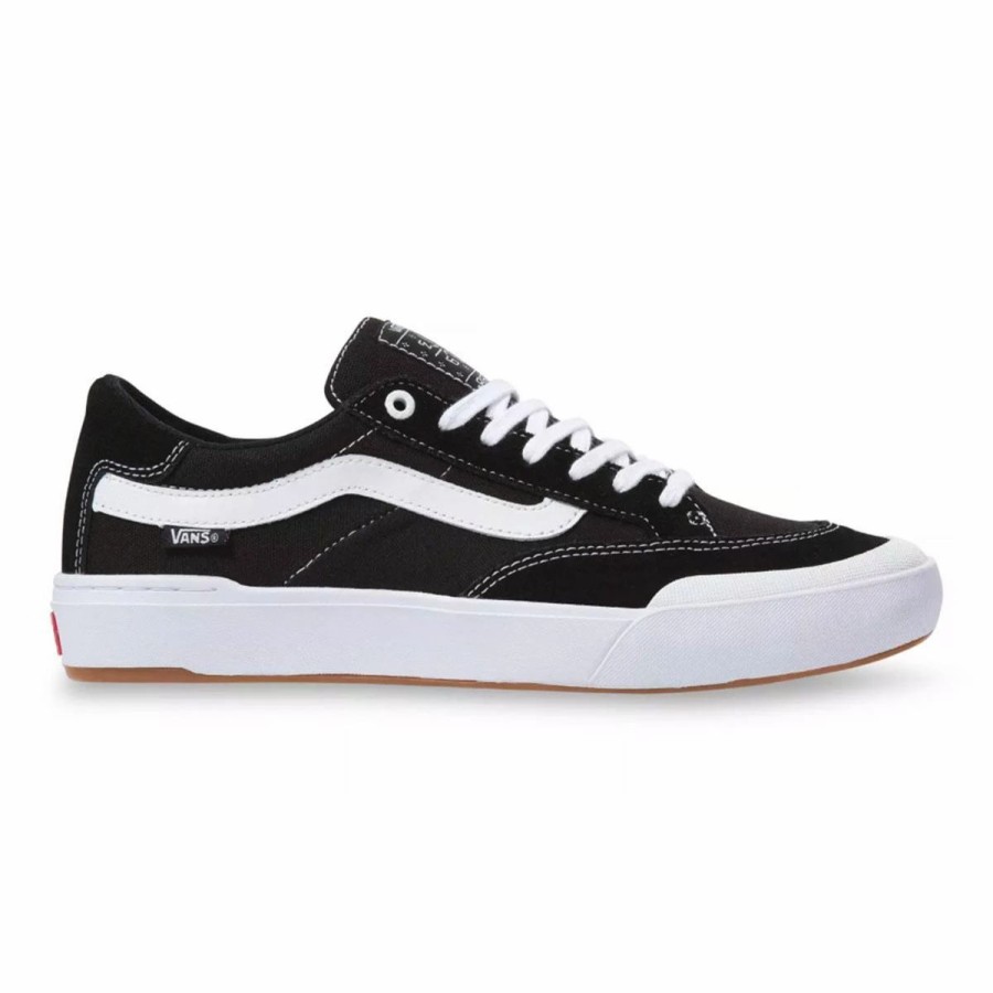 Shoes * | Vans Berle Pro Skate Shoes, Black/True White