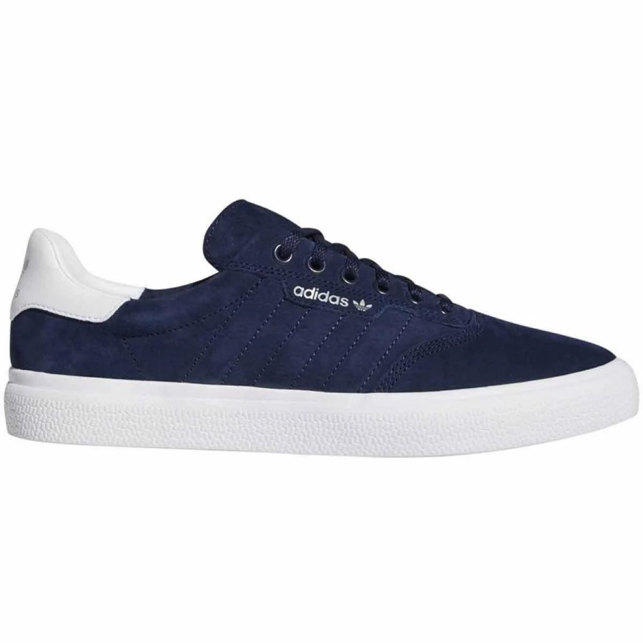 Shoes * | Adidas Addidas 3Mc Vulc Skate Shoes, Collegiate Navy/White-12