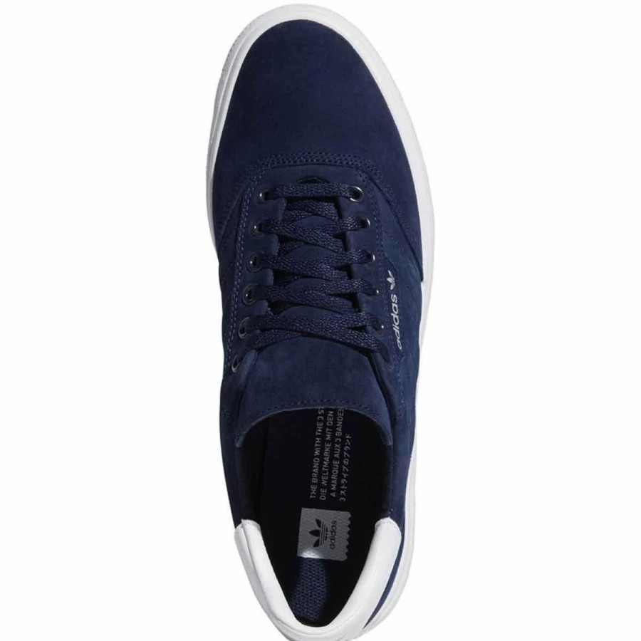 Shoes * | Adidas Addidas 3Mc Vulc Skate Shoes, Collegiate Navy/White-12