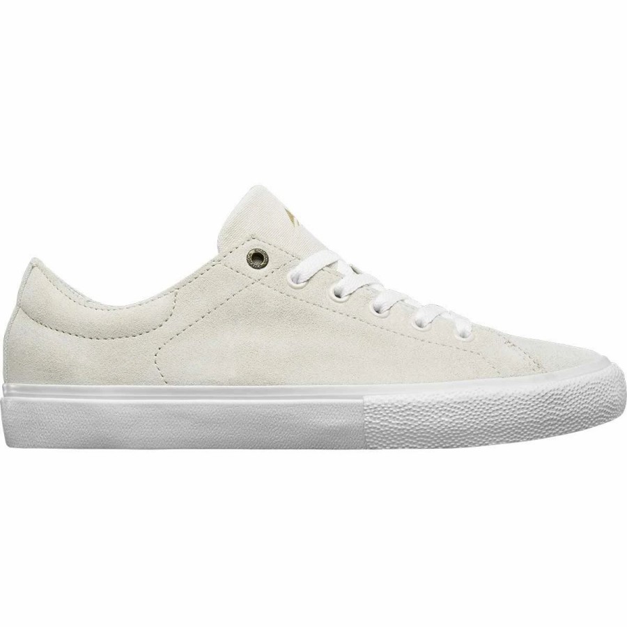 Shoes * | Emerica Omen Lo Skate Shoes, White-8