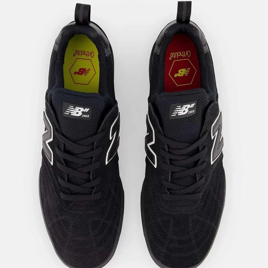 Shoes * | New Balance Nb Numeric 288 Skate Shoes, Black With White