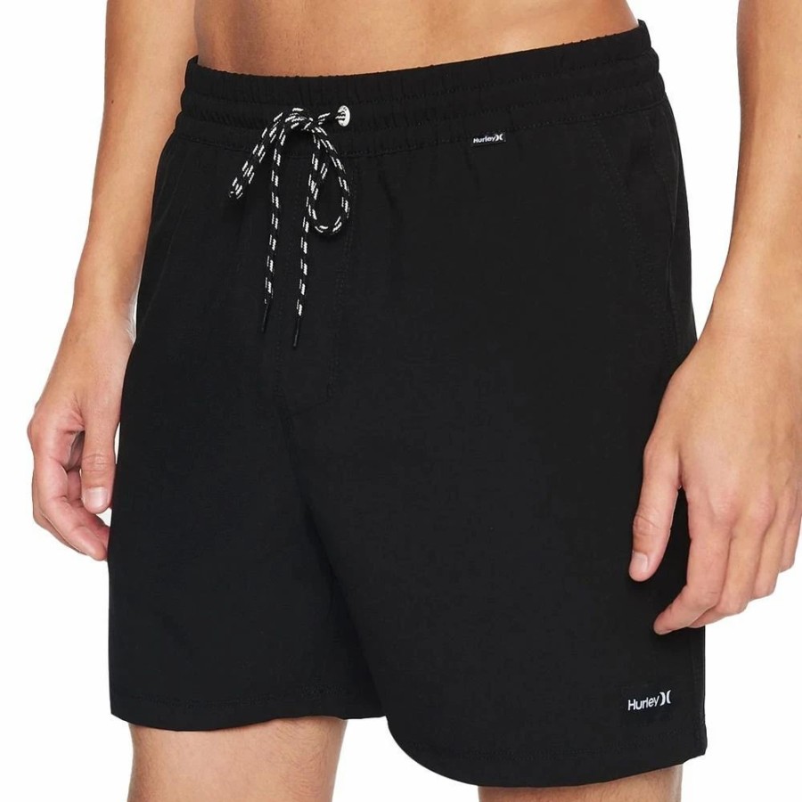 Bottoms * | Hurley One And Only Volley Boardshorts, 17 -Black