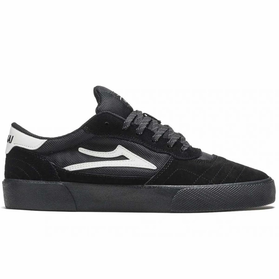 Shoes * | Lakai Cambridge Skate Shoes, Black/Black Suede