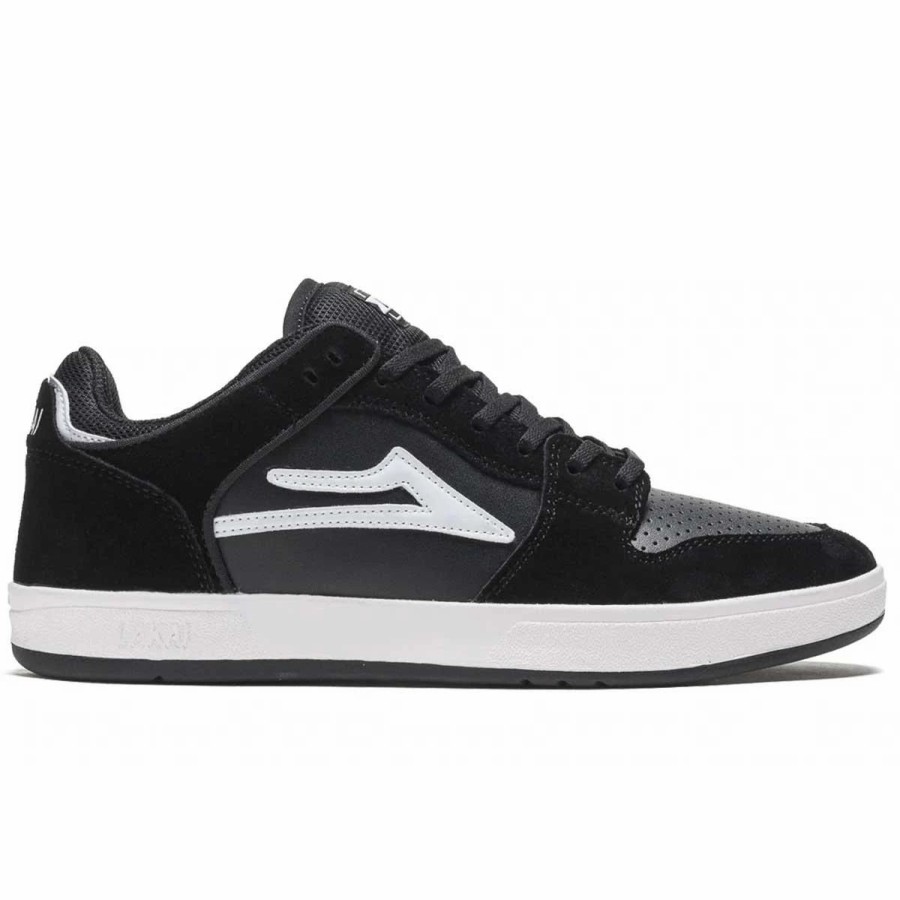 Shoes * | Lakai Telford Low Skate Shoes, Black/White