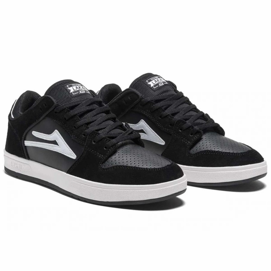 Shoes * | Lakai Telford Low Skate Shoes, Black/White