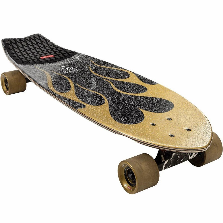 Longboards * | Globe Sun City Dk Gold/Marble Complete Cruiser Skateboard, 30 -30 Inch