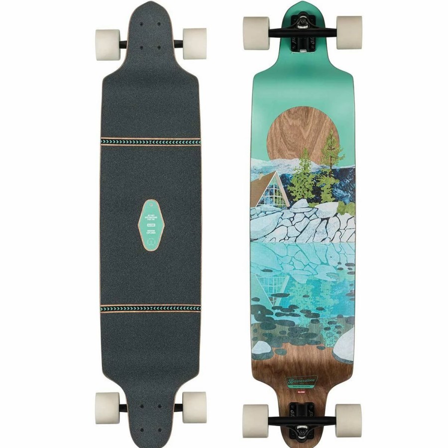 Longboards * | Globe Bannerstone Lodge Complete Longboard Skateboard, 41 -41 Inch