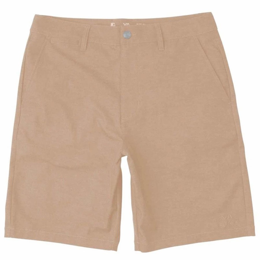 Bottoms * | Rvca Back In Hybrid Shorts, 19 -38-Dusty Yellow