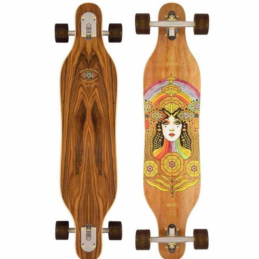 Longboards * | Arbor Axis 37 Solstice Complete Longboard Skateboard, 37 -37 Inch