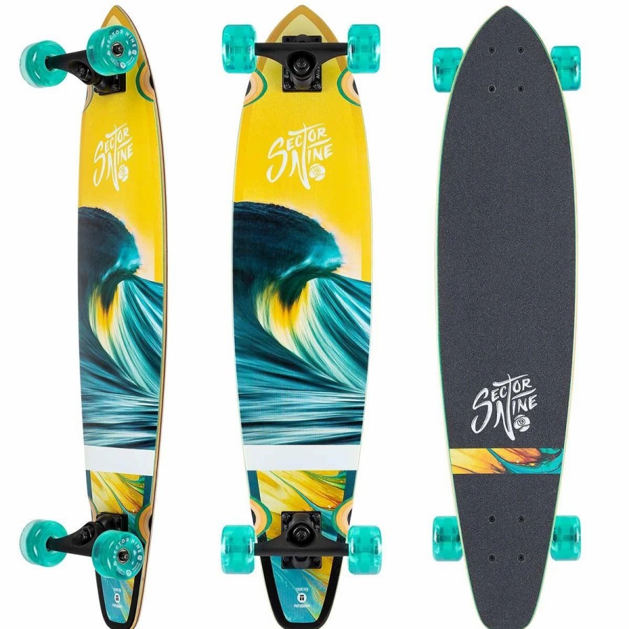 Longboards * | Sector 9 Highline Shine Complete Longboard Skateboard, 34.5 -34.5 Inch