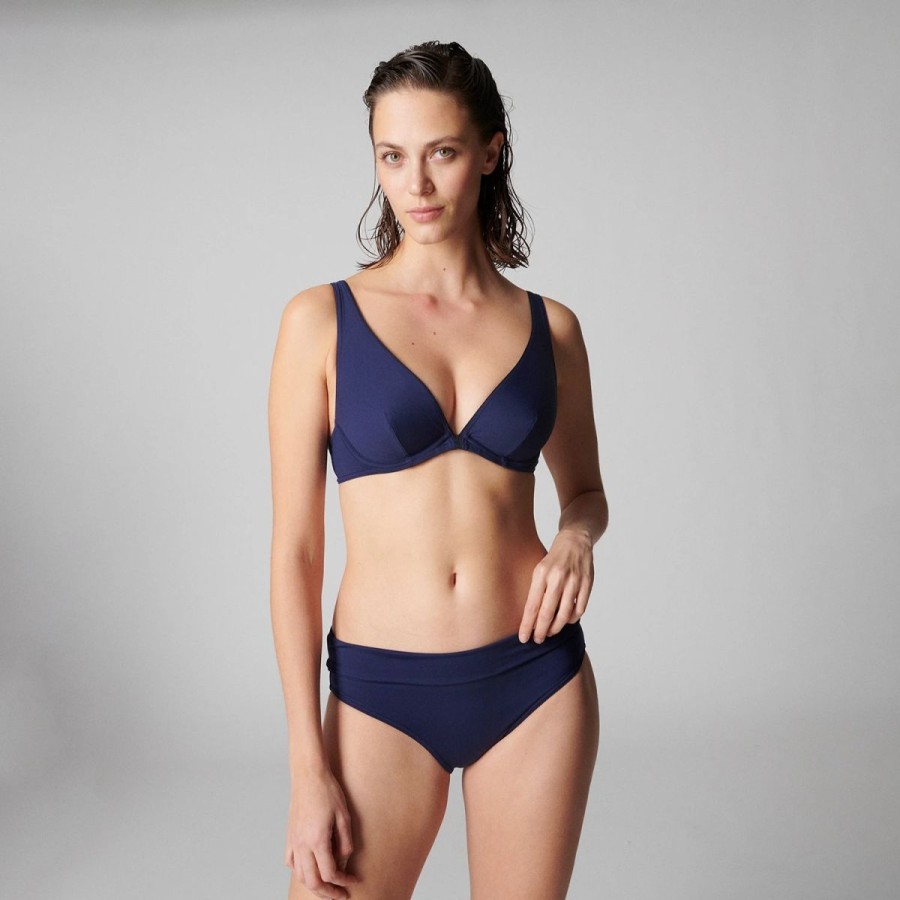 Swim * | Calysta Underwire Plunge Midnight