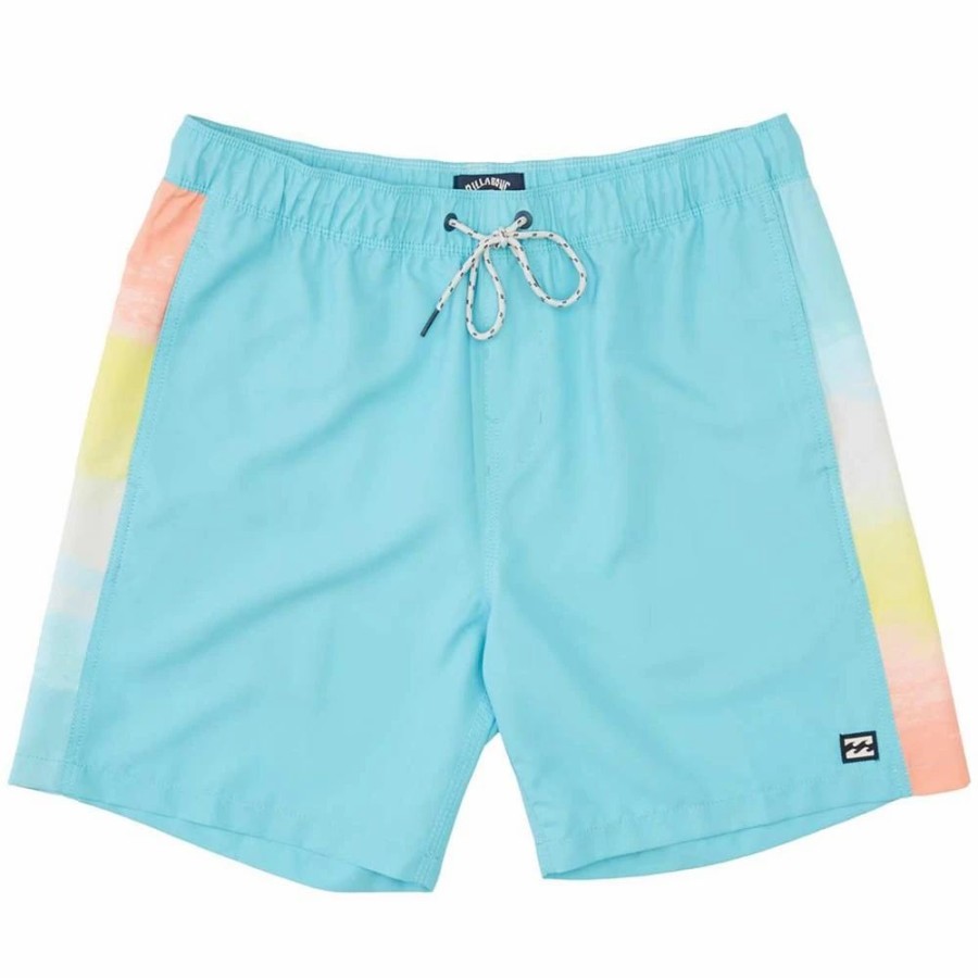 Bottoms * | Billabong D Bah Layback Boardshorts, 17 -Aqua