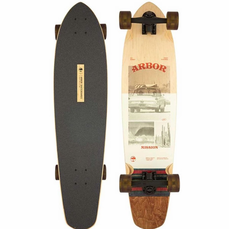 Longboards * | Arbor Mission Photo Complete Longboard Skateboard, 35 -35In