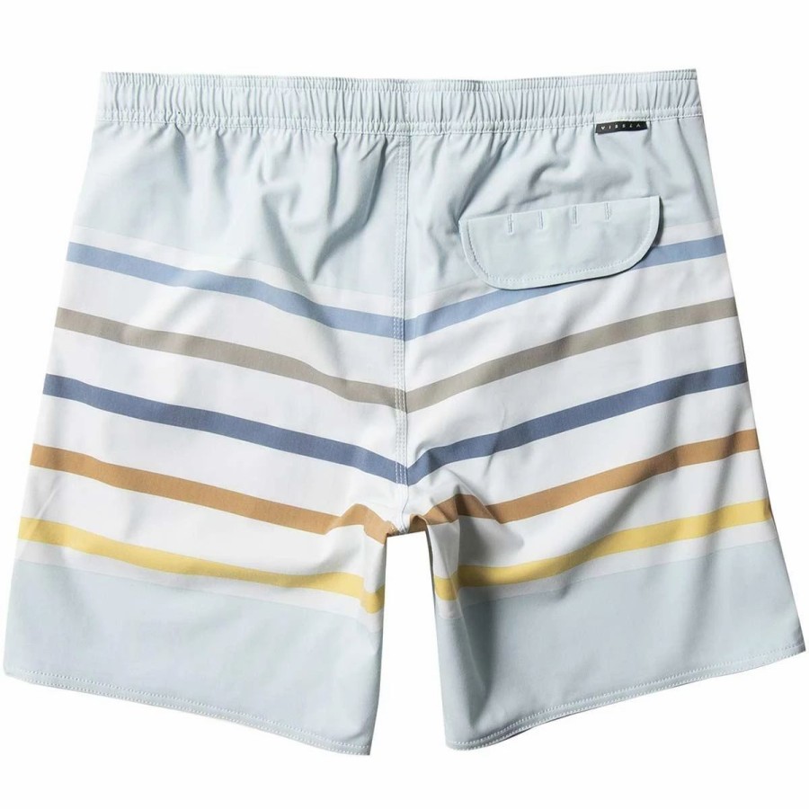 Bottoms * | Vissla Low Five Ecolastic Boardshorts, 17.5 -Large-Coastal Blue