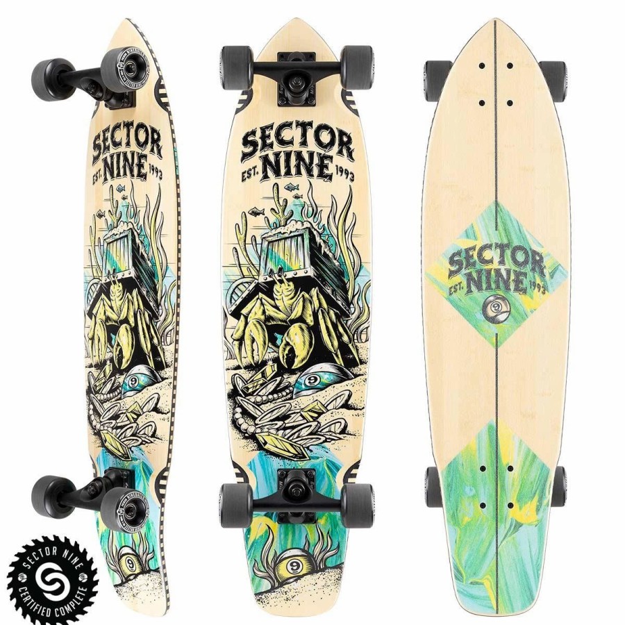 Longboards * | Sector 9 Fortune Ft. Point Complete Longboard, 34 -34 Inch