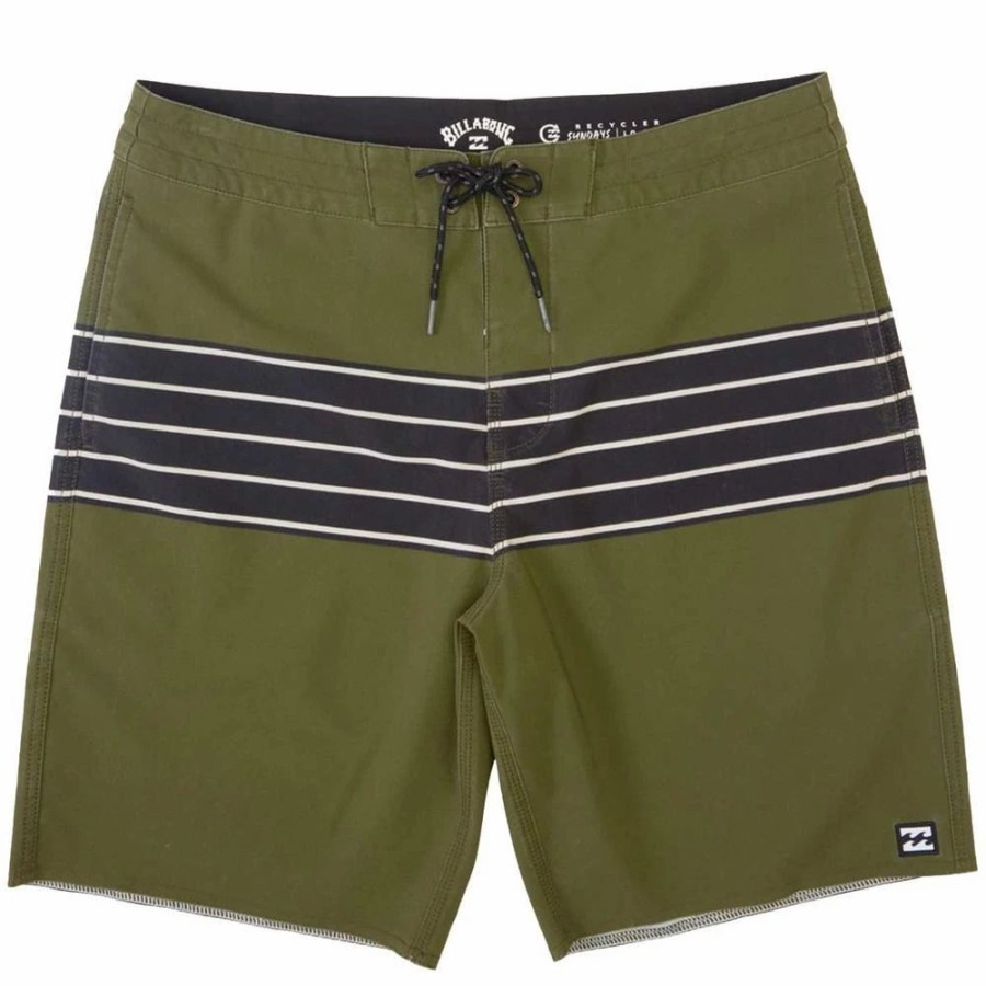 Bottoms * | Billabong Tribong Lo Tide Boardshorts, 19 -Military