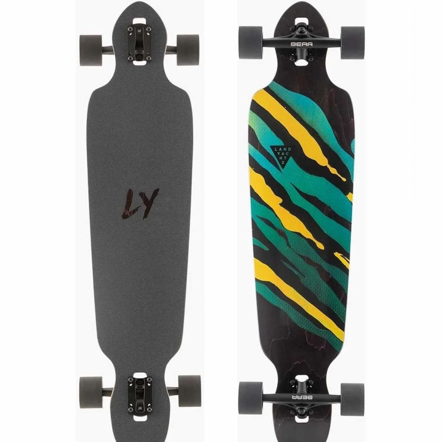 Longboards * | Landyachtz Battle Axe 38 Spectrum Complete Longboard Skateboard, 38 -38 Inch