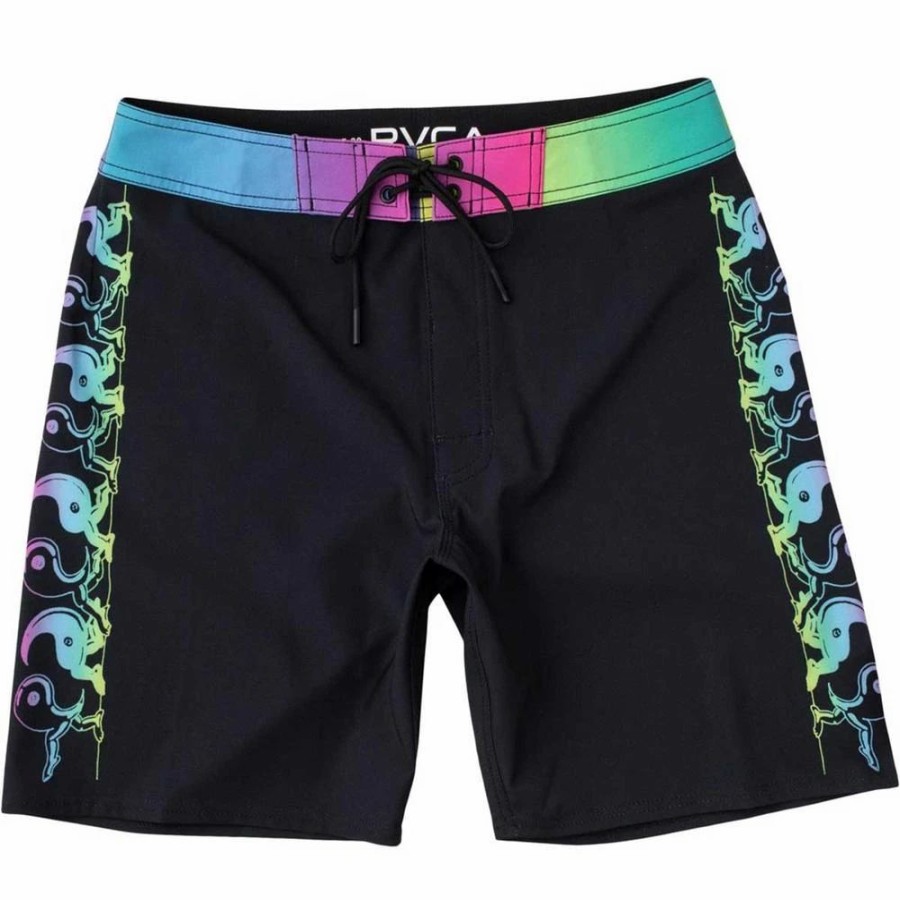 Bottoms * | Rvca Lortz Boardshorts, 18 -33-Black