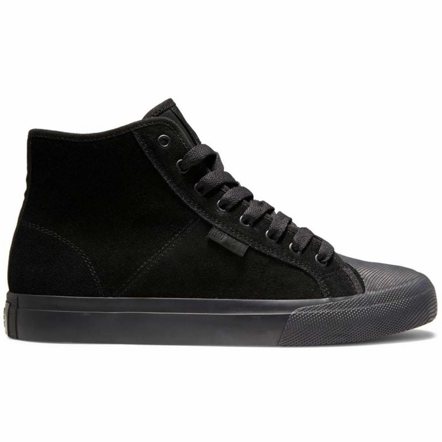 Shoes * | Dc Manual High Top Skate Shoes, Black/Battleship/Black