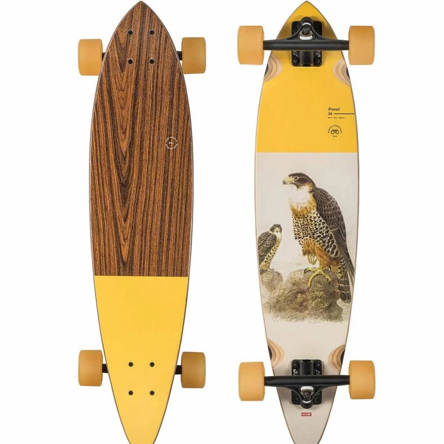 Longboards * | Globe Pintail 34 Falcon Complete Longboard Skateboard, 34 -34 Inch