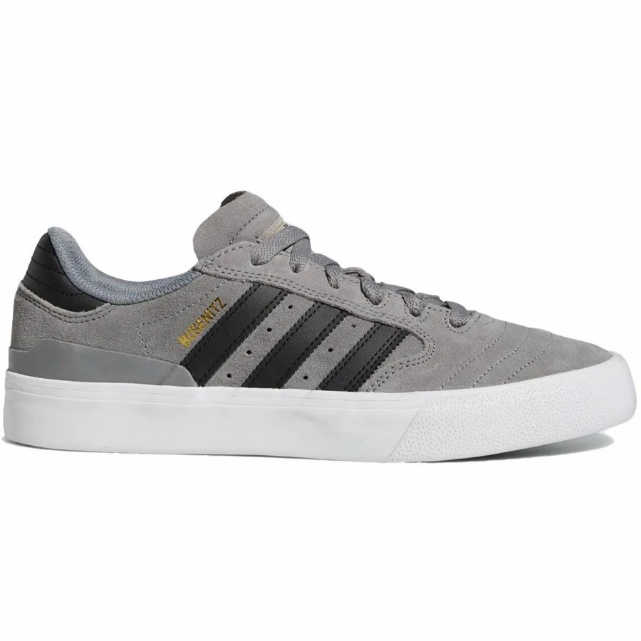 Shoes * | Adidas Busenitz Vulc Ii Skateboard Shoes, Grey/Black/White