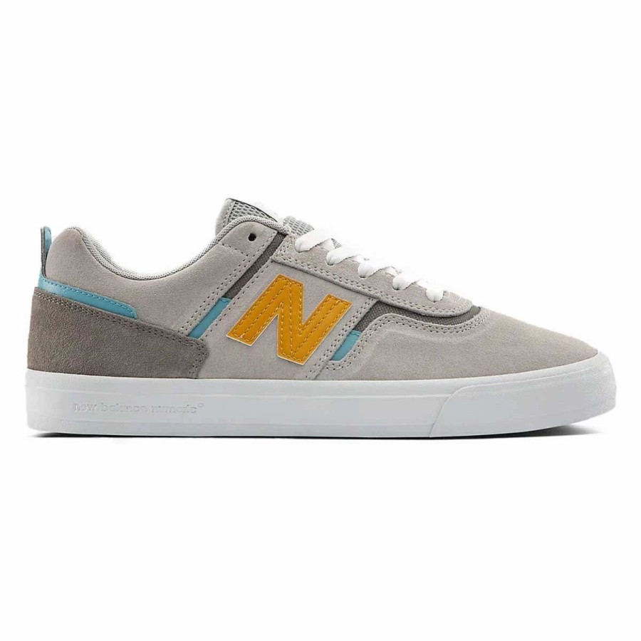 Shoes * | New Balance Numeric 306 Skate Shoes, Grey/Yellow-8