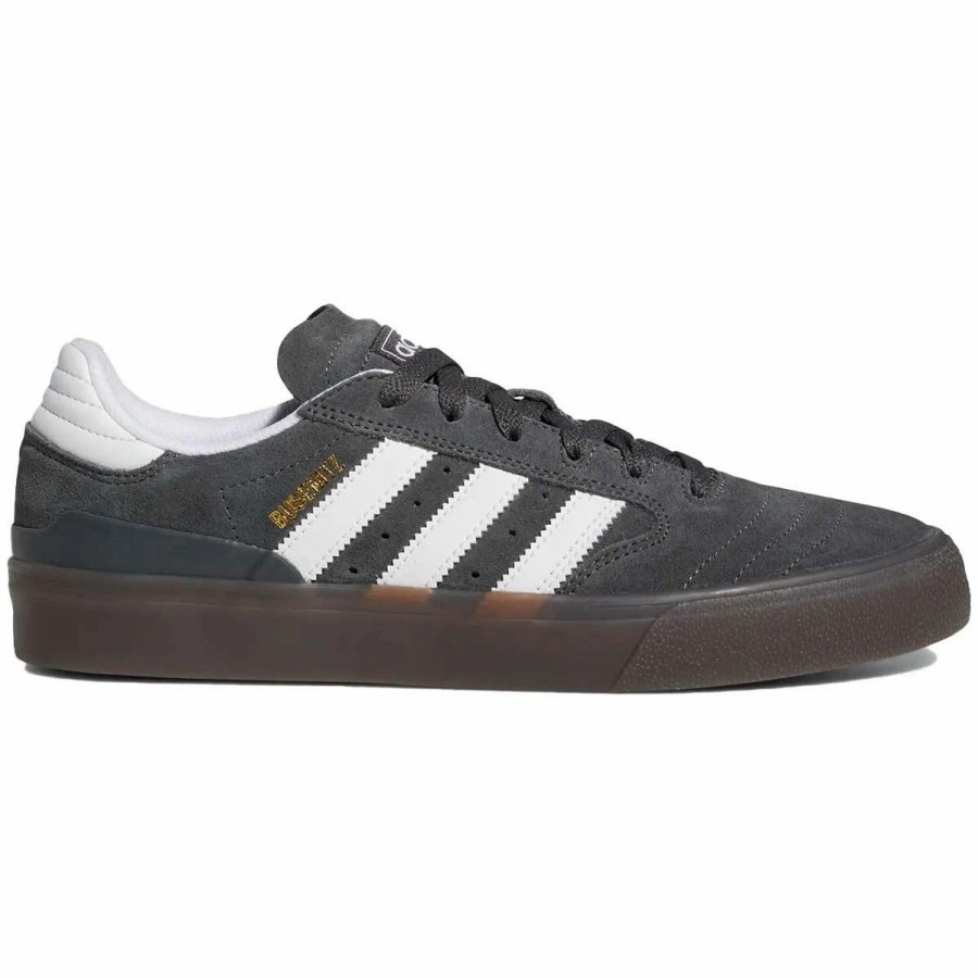 Shoes * | Adidas Busenitz Vulc 2.0 Skate Shoes, Grey/White/Blue