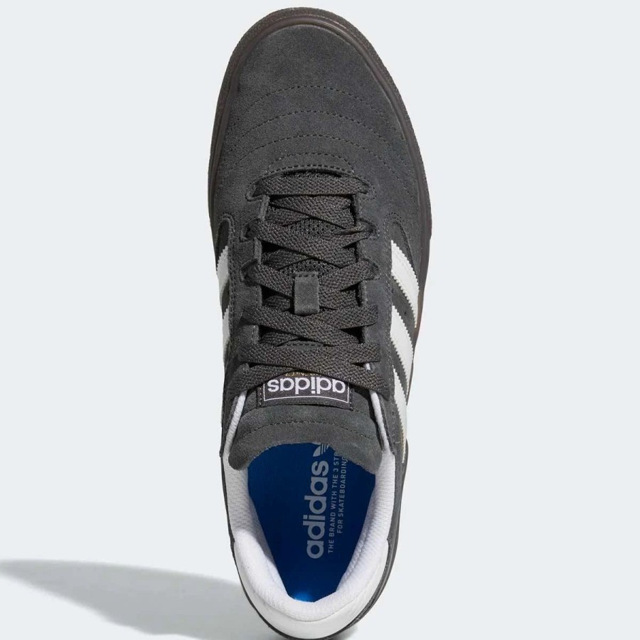 Shoes * | Adidas Busenitz Vulc 2.0 Skate Shoes, Grey/White/Blue