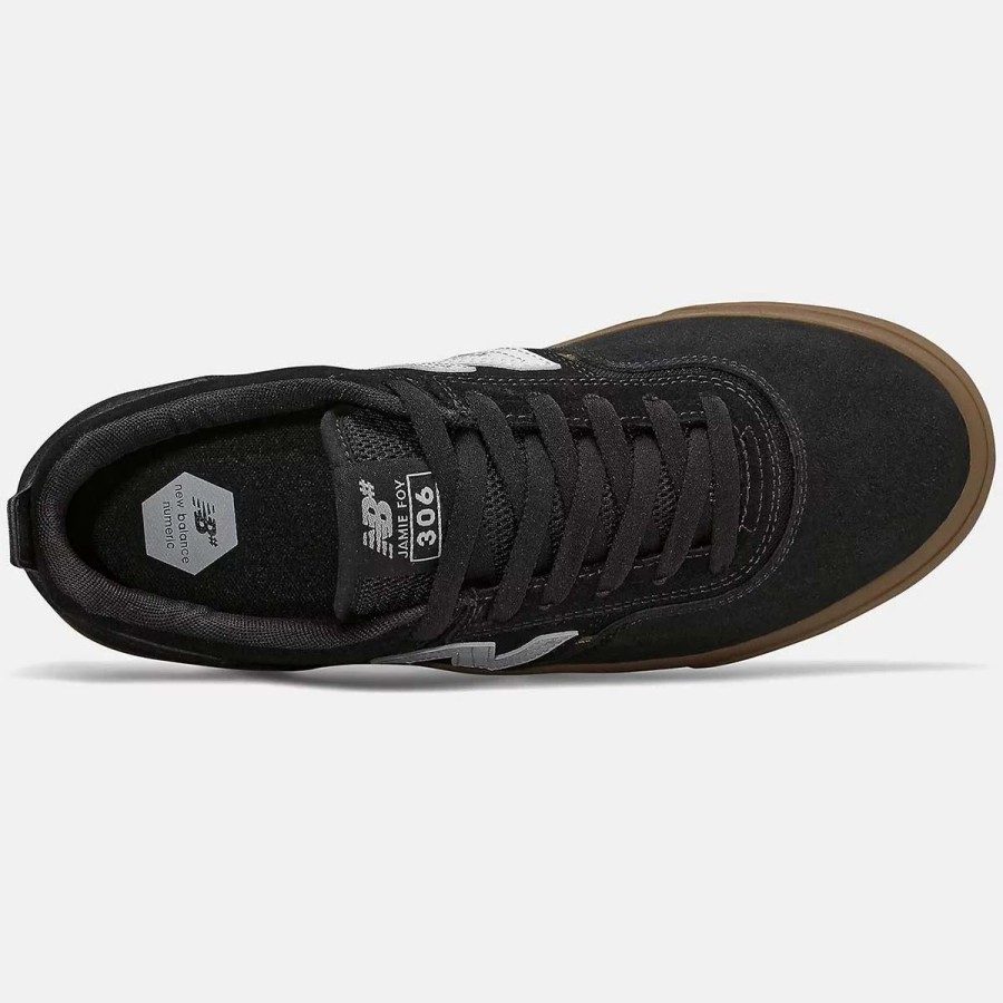 Shoes * | New Balance Nb Numeric Jamie Foy 306 Skate Shoes, Black/Gum