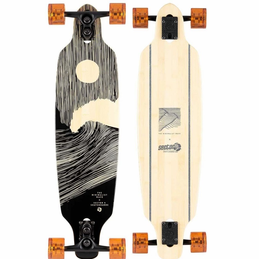 Longboards * | Sector 9 Shoots Full Moon Complete Longboard Skateboard, 33.5 -33.5 Inch