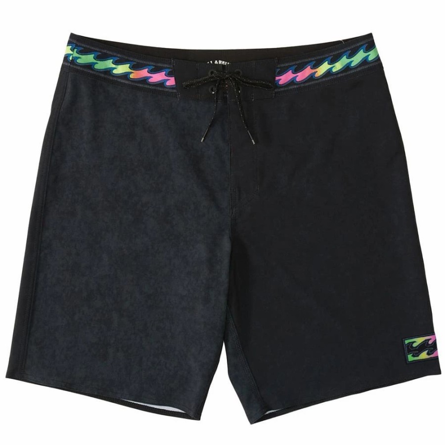 Bottoms * | Billabong Riot Pro Performance Boardshorts, 19 -Stealth