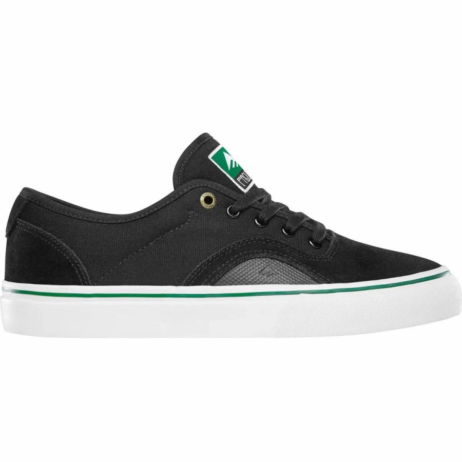 Shoes * | Emerica Provost G6 Skate Shoes, Black/White/Gold