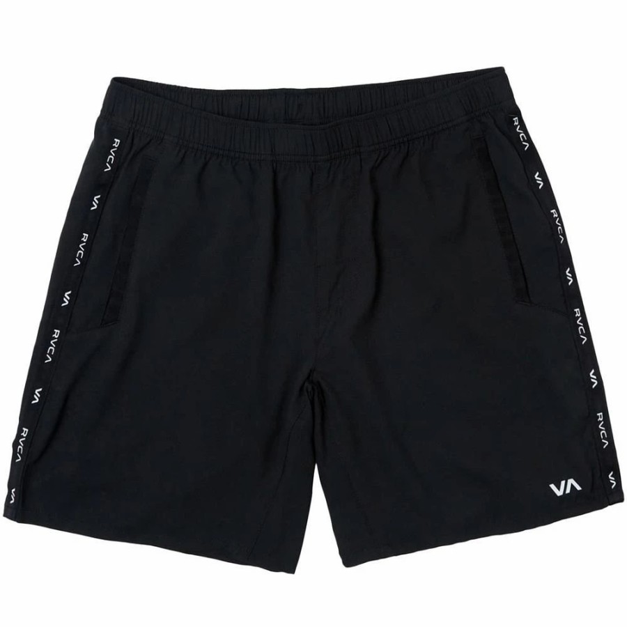 Bottoms * | Rvca Yogger Control Training Shorts, 17 -Black Black