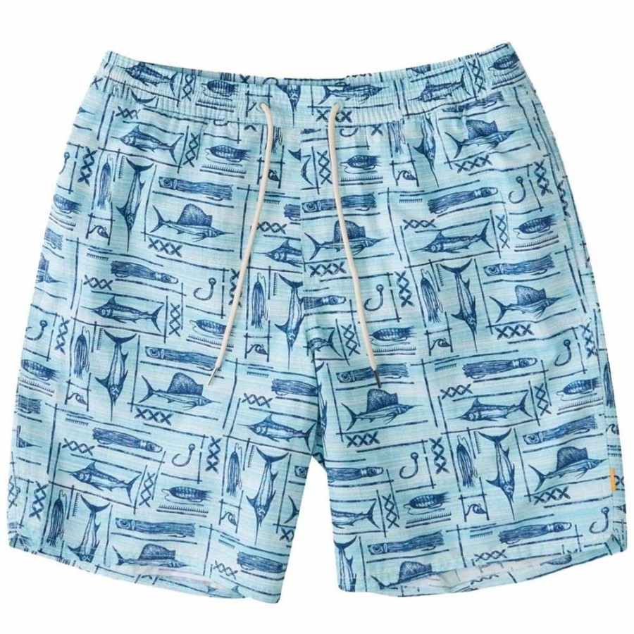 Bottoms * | Quicksilver Waterman Quiksilver Waterman Bwf Volley Shorts, 19 -Gulfstream Bwf Vol